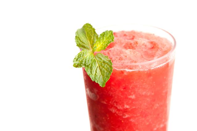 Robert Irvine Holiday Cocktail Recipe: Crown Royal Pomegranate Slush ice makes this pomegranate cocktail special