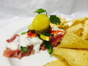 spicy, sorbet