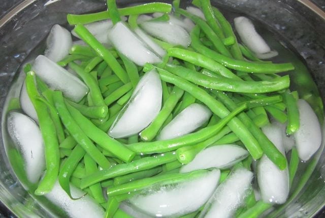 ice bath cooking