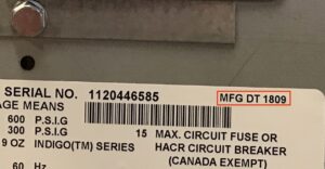 Manitowoc serial number date