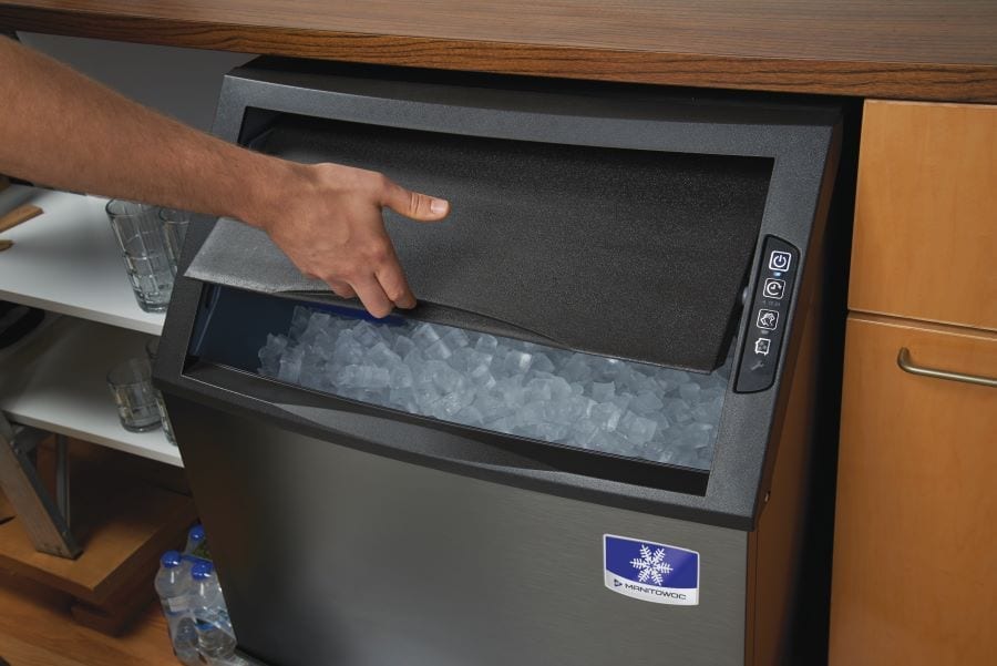 ice machine bin for ice storage