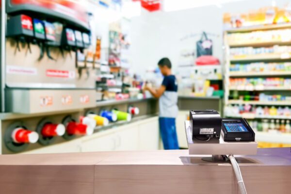 convenience store beverage and icedispenser