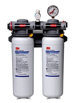 3M Water Filtration Products ICE260S Dual Cartridge Ice Machine Water Filtration System