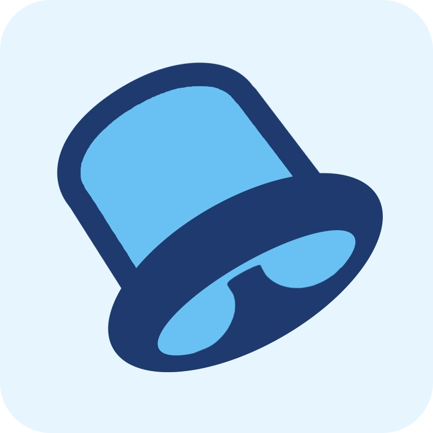 graphic of top hat ice
